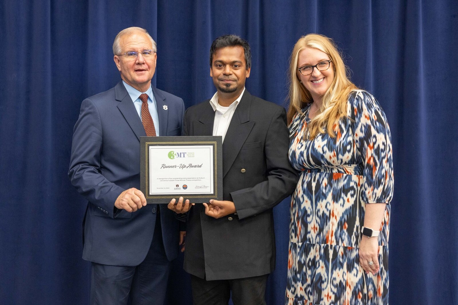 Mijan won the 3MT competition